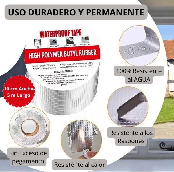 CINTA TAPAGOTERA IMPERMEABLE de BUTILO