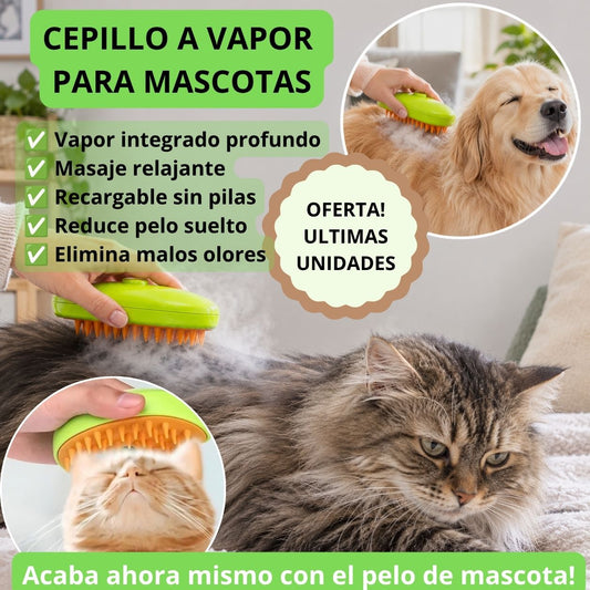 CEPILLO A VAPOR PARA MASCOTAS