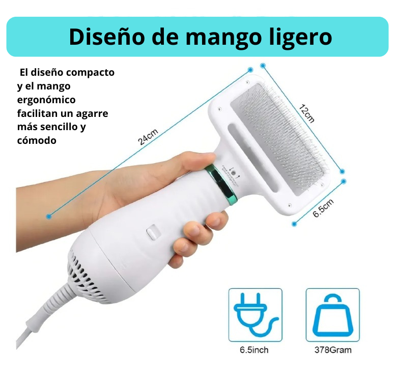 Secador de Pelo 2 en 1 para Mascotas