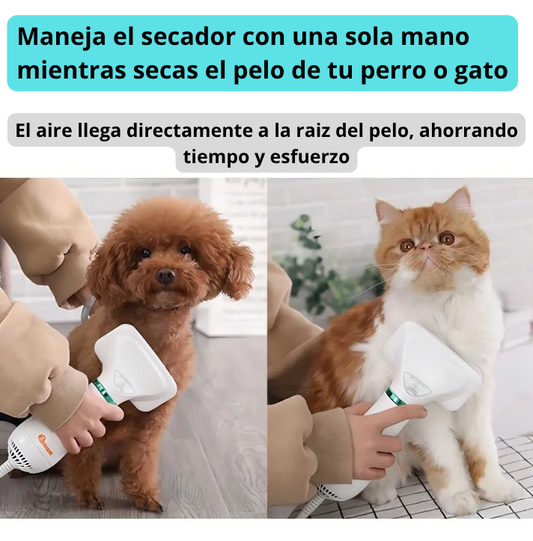 Secador de Pelo 2 en 1 para Mascotas